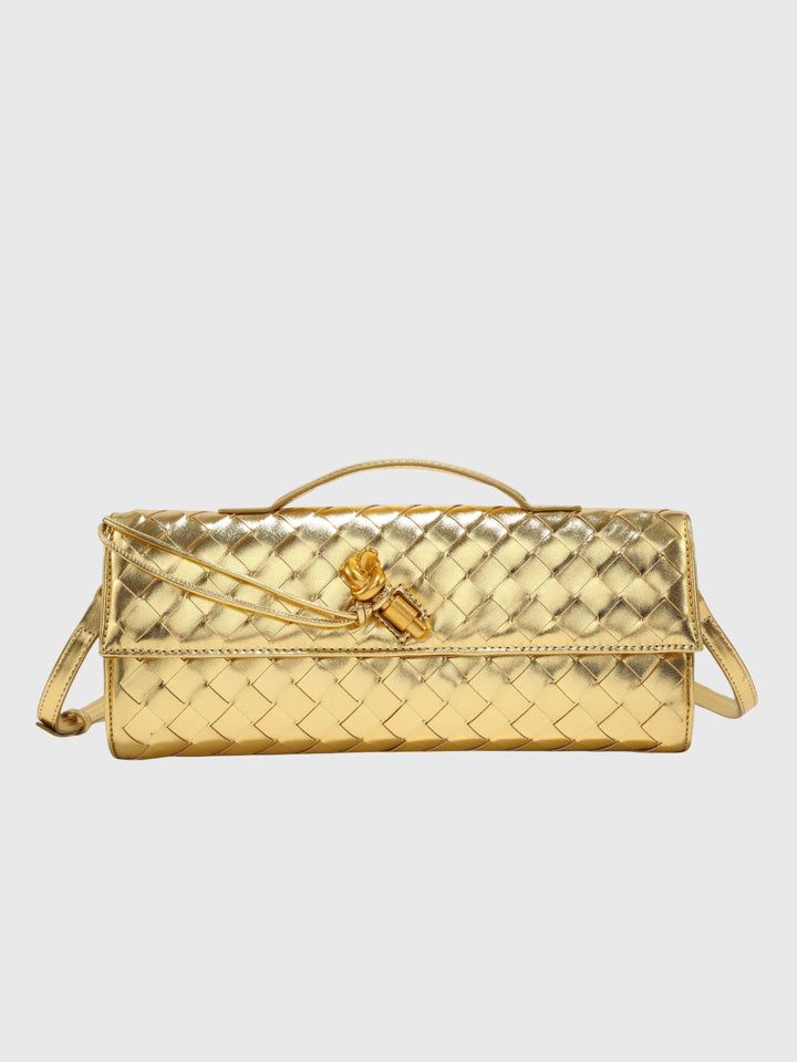 Camila | Elegant Slim Woven Clutch