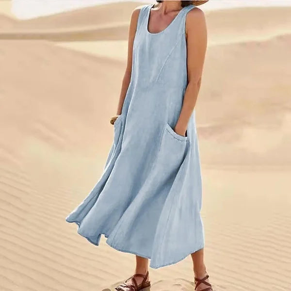 Liesel | Pocketed Sleeveless Dress