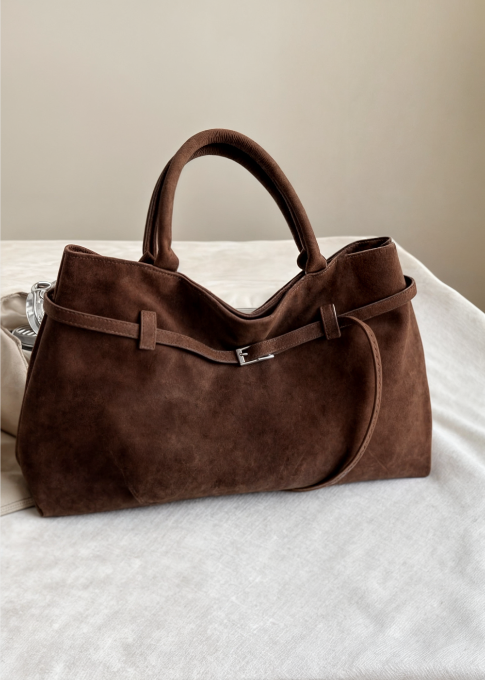 Celeste Suede BB Handbag