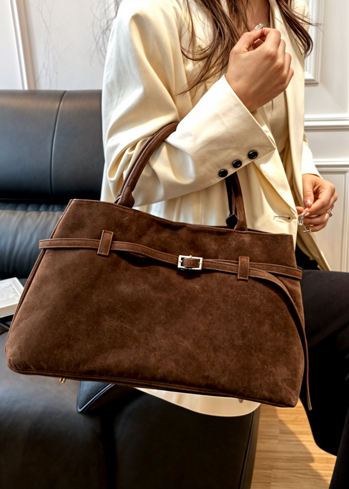 Celeste Suede BB Handbag