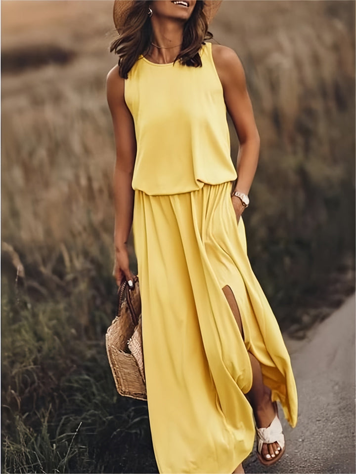 MINERVA I SLEEVELESS LONG DRESS