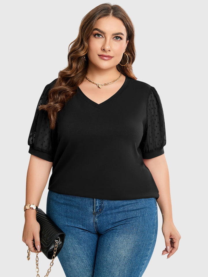 Arlie - Chic V-Neck Elegant Top