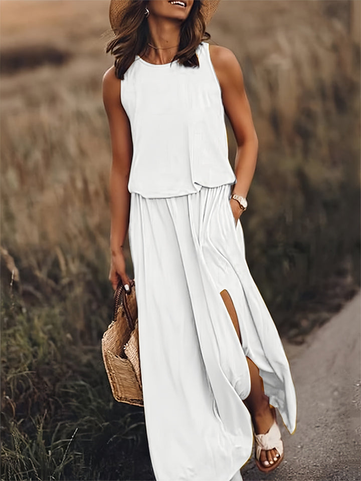MINERVA I SLEEVELESS LONG DRESS