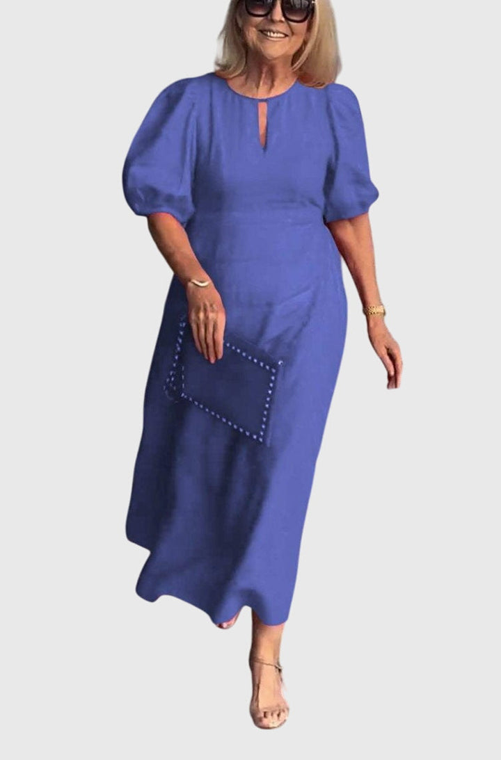 Aime - Chic Midi Dress with Elegant Essence