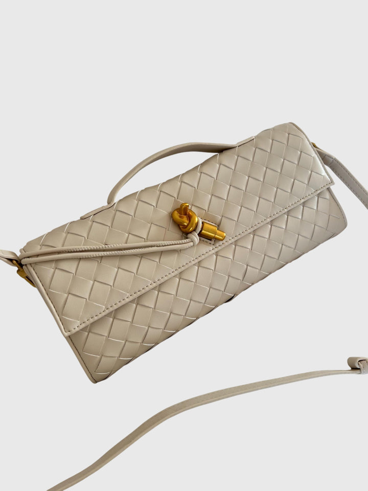 Camila | Elegant Slim Woven Clutch