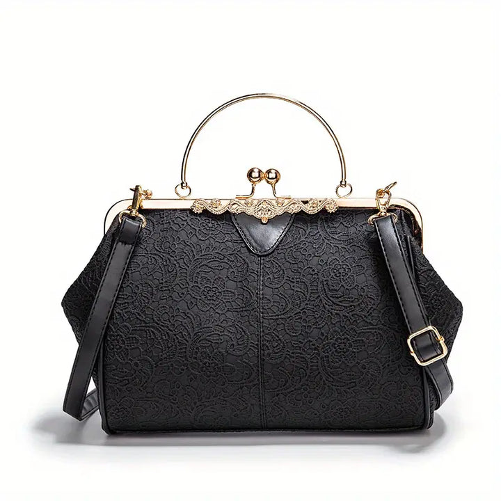 Retro-Inspired Geometric Crossbody Bag by Liv
