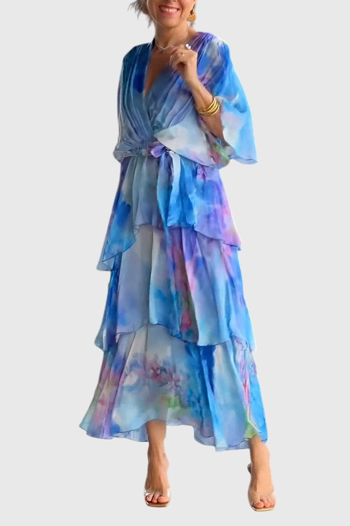Angelica | Chic Layered Dress for Summer Elegance