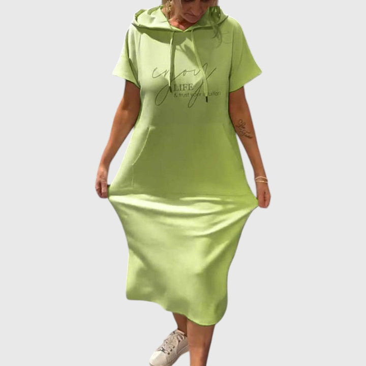 Angela - Relaxed Hoodie Dress