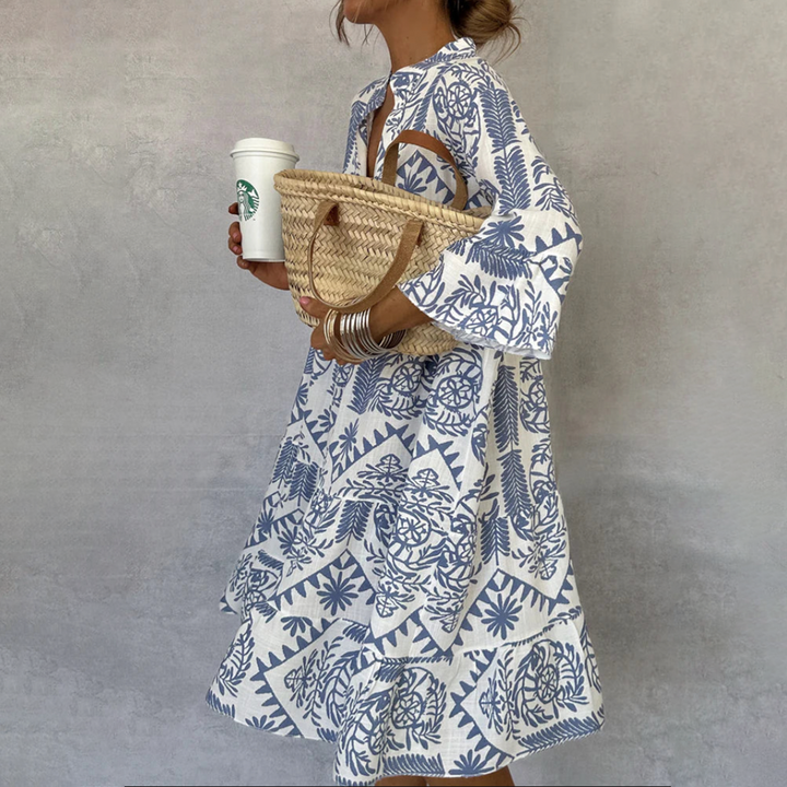 IDALINA STYLISH PRINTED DRESS