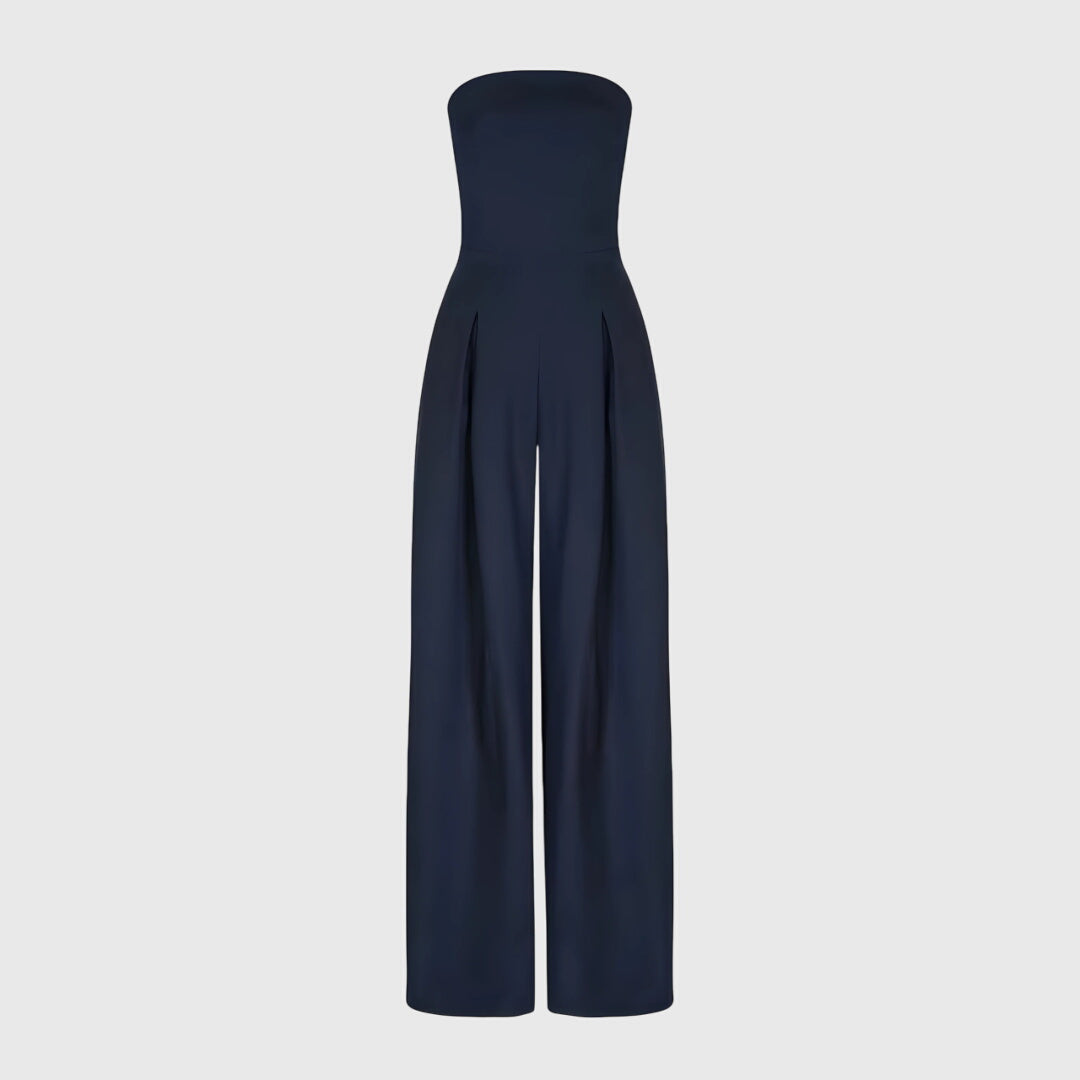 Alicia - Strapless Wide-Leg Jumpsuit