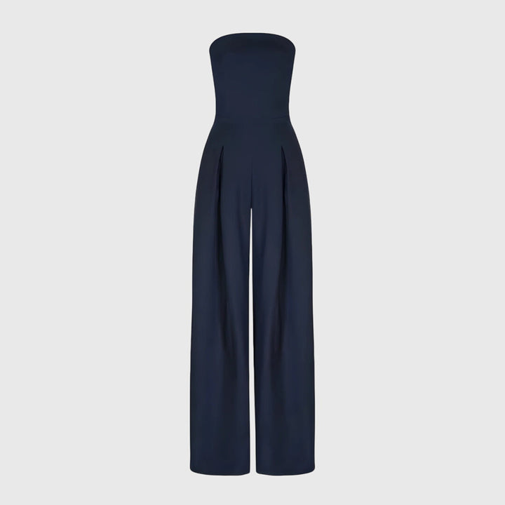 Alicia - Strapless Wide-Leg Jumpsuit