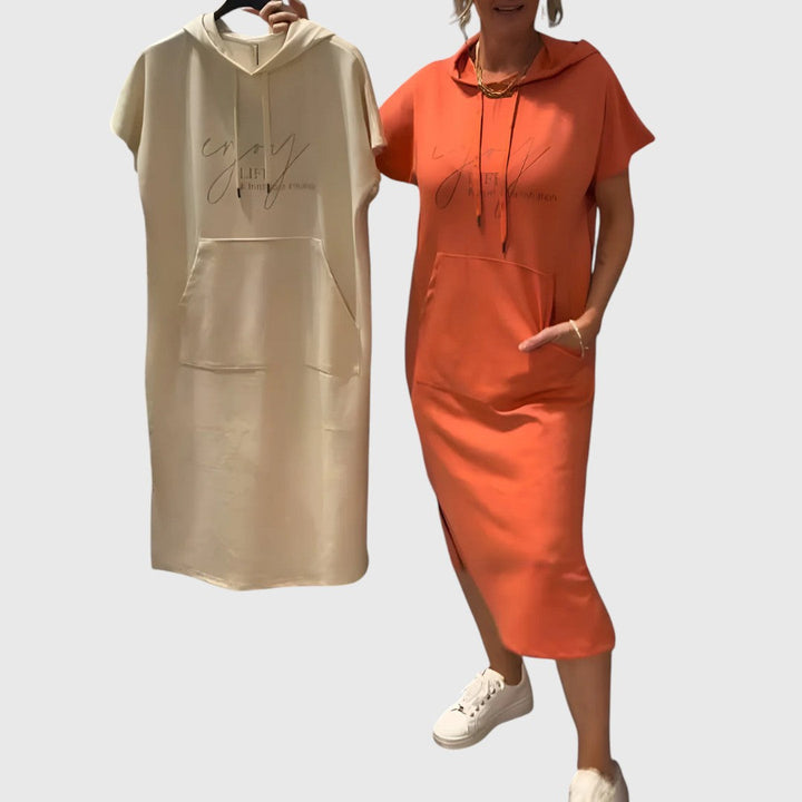 Angela - Relaxed Hoodie Dress