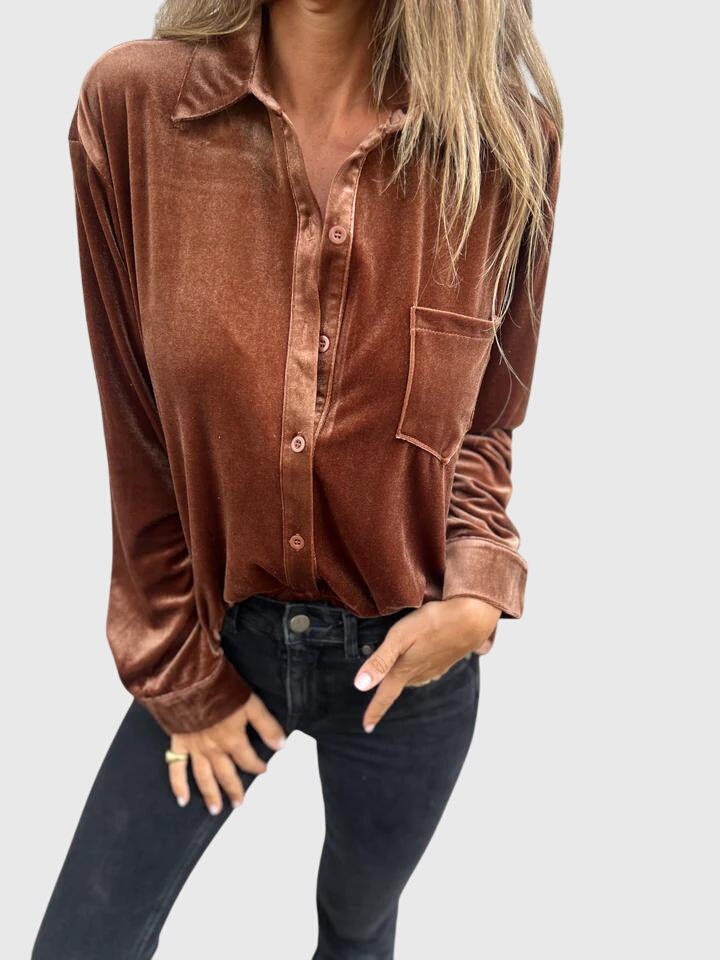 Catherine - Luxurious Velvet Top