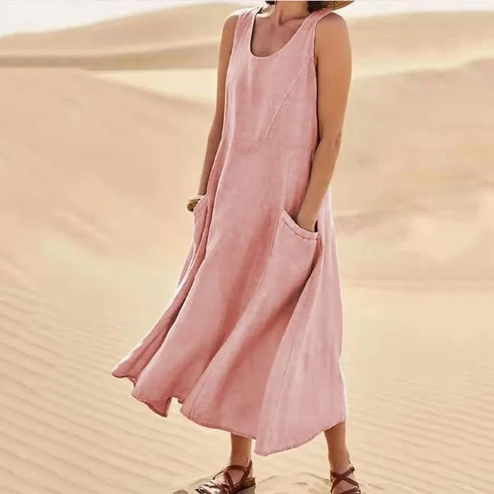 Liesel | Pocketed Sleeveless Dress