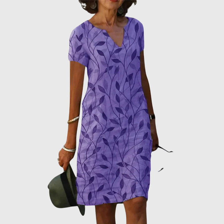 Carol - Relaxed V-Neck Dress