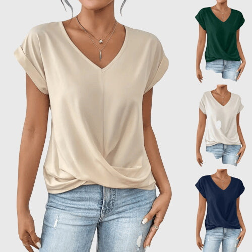 Blakely - Relaxed V-Neck Top