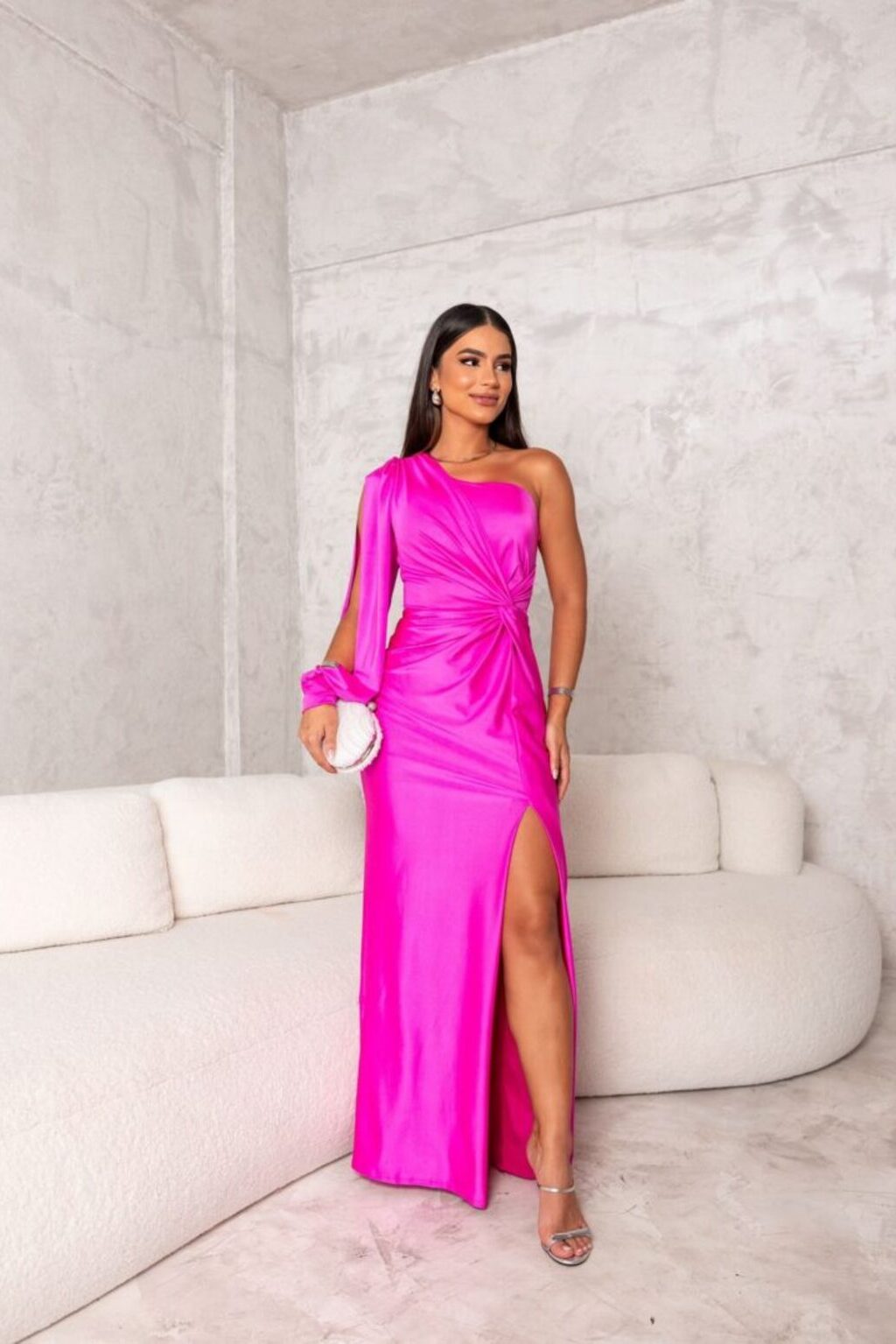 Ada | Elegant Draped Glam Gown
