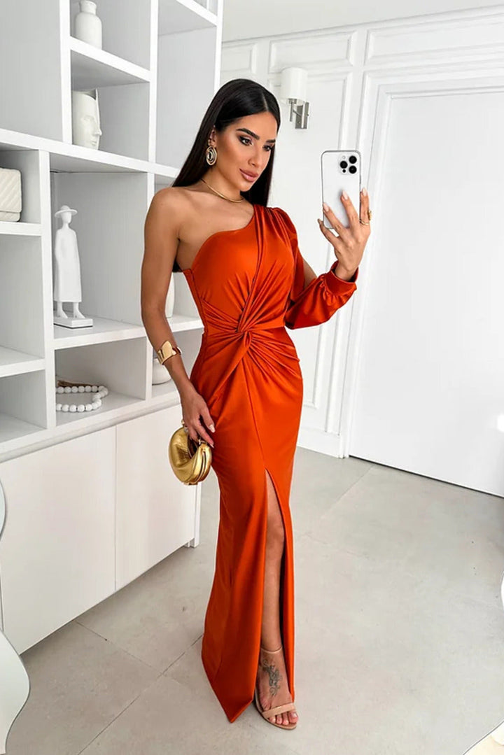 Ada | Elegant Draped Glam Gown