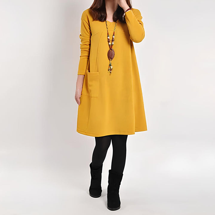 ILONA ELEGANT PULLOVER DRESS