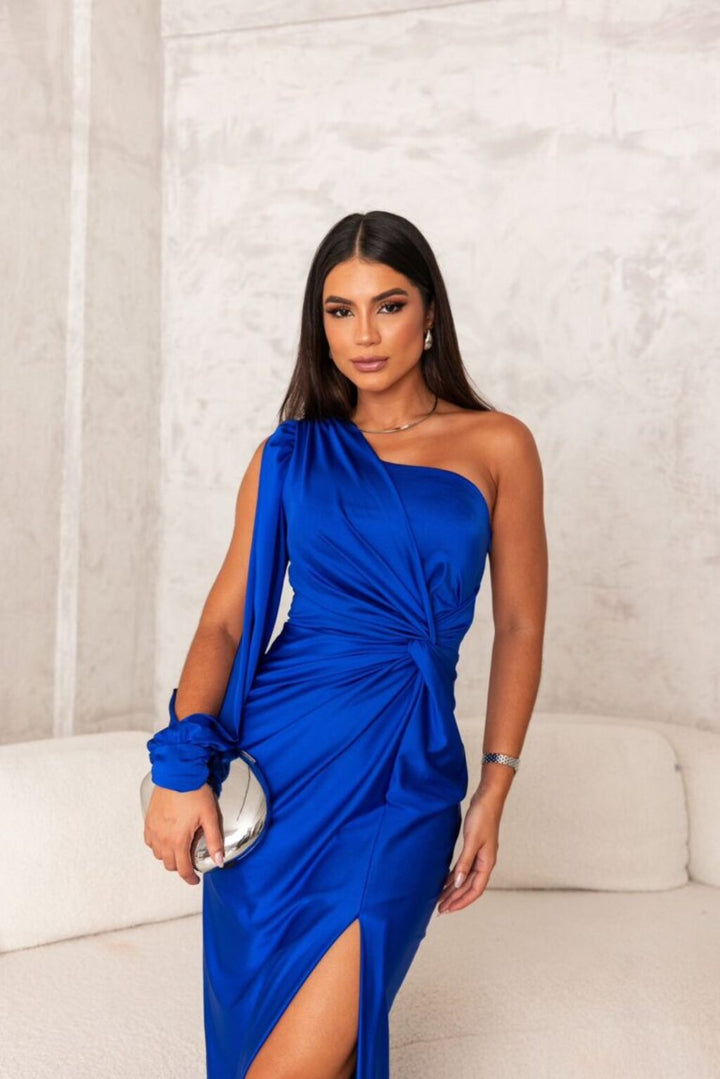 Ada | Elegant Draped Glam Gown