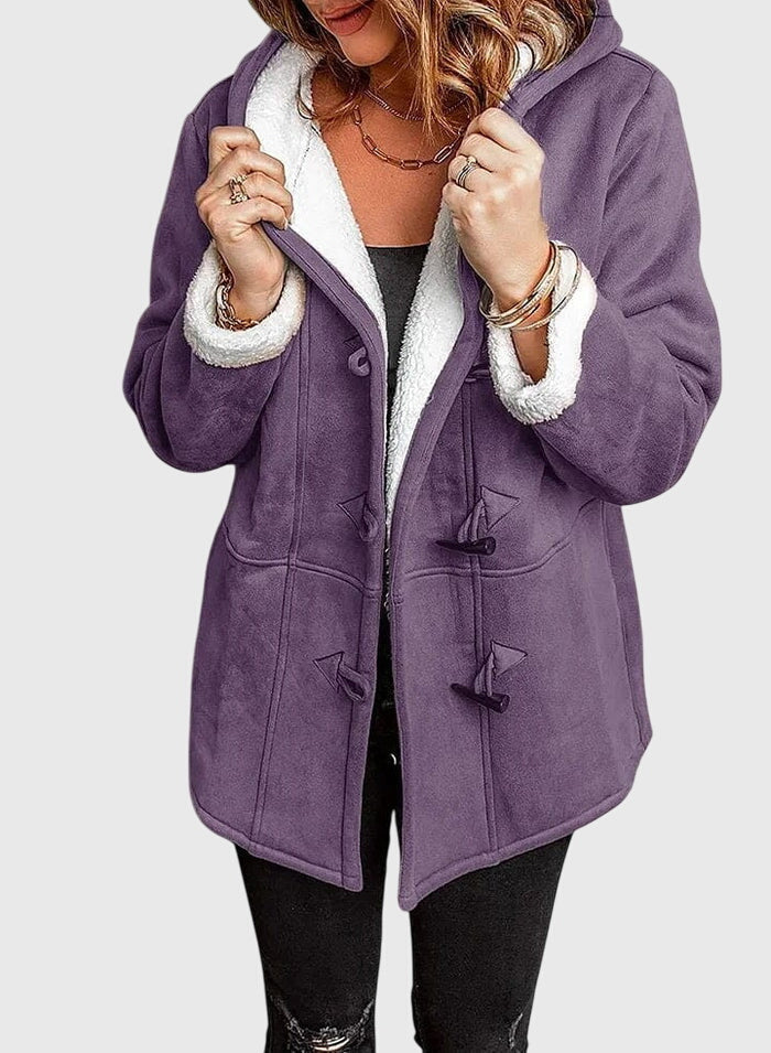 Charlotte - Cozy Hooded Fleece Jacket
