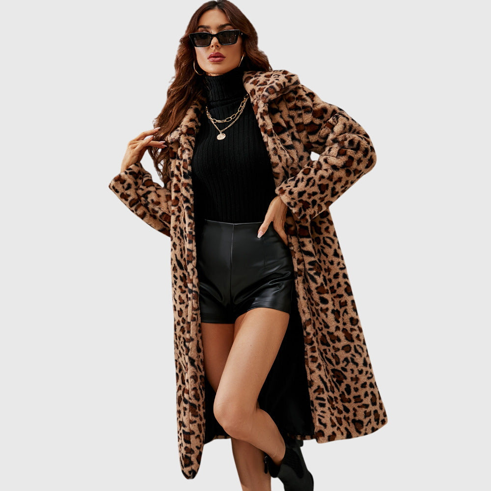Candice - Leopard Print Winter Jacket