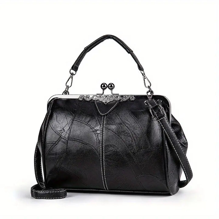 Retro-Inspired Geometric Crossbody Bag by Liv