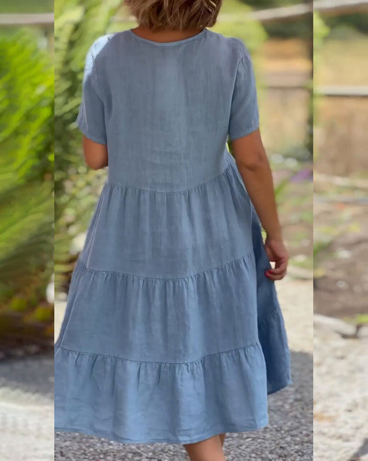 Susan - Elegant V-Neck Dress
