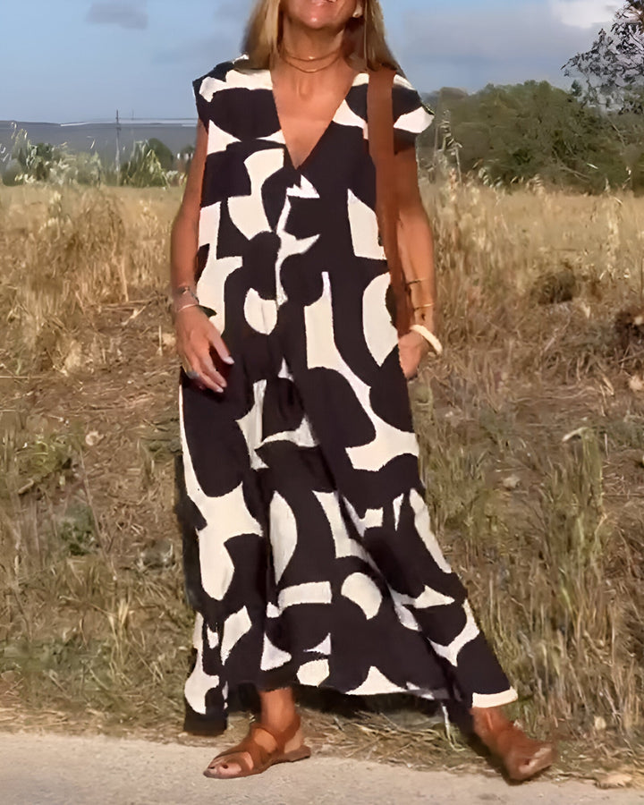 Aria™ – Stylish Printed Dress