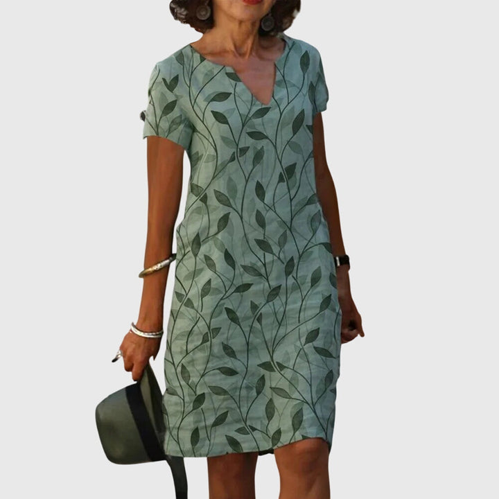Carol - Relaxed V-Neck Dress