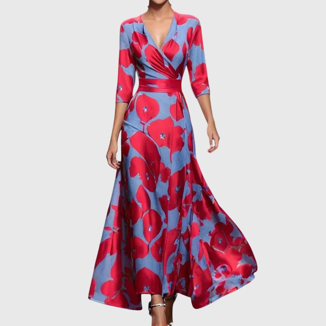 Caroline | Chic Floral Dress for Summer Elegance
