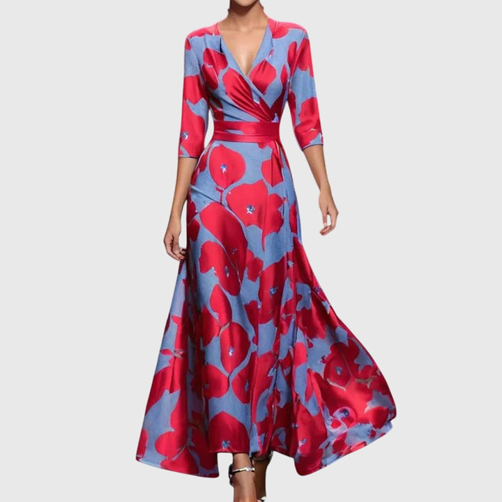 Caroline | Chic Floral Dress for Summer Elegance