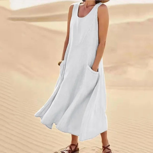 Liesel | Pocketed Sleeveless Dress