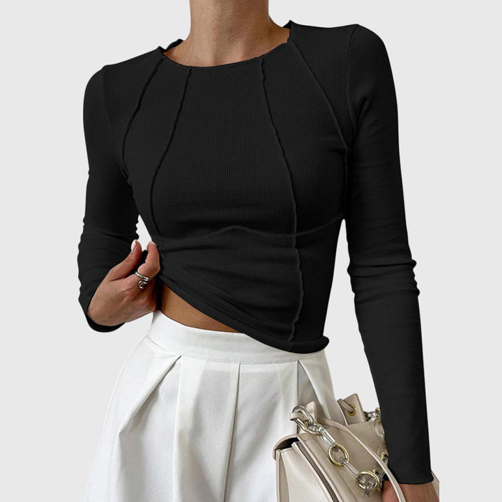 Andi - Long-Sleeve Ribbed Tee