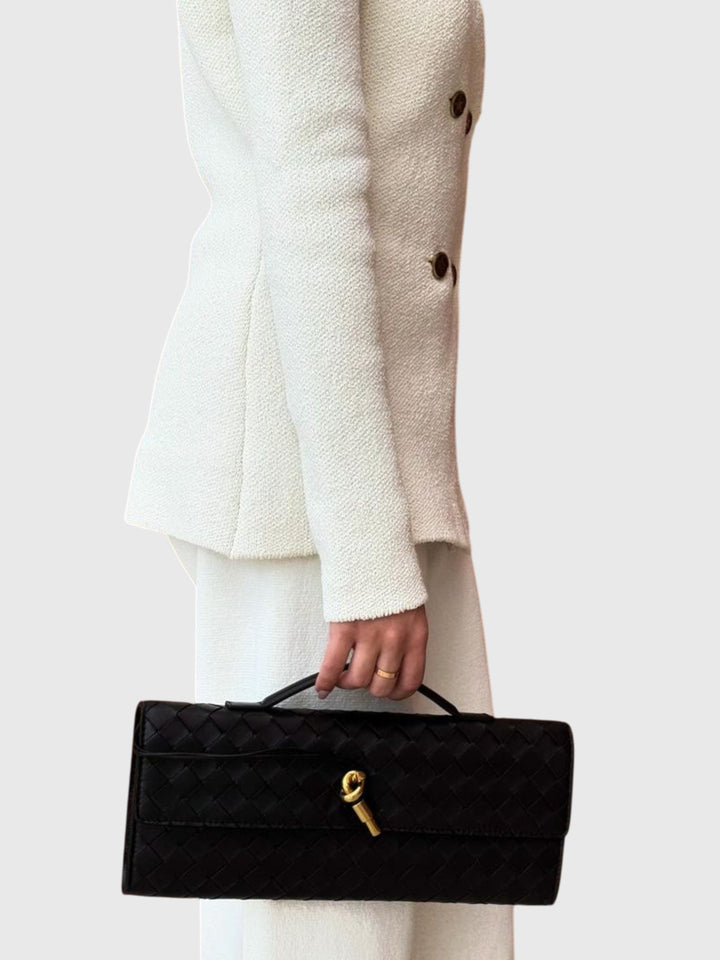 Camila | Elegant Slim Woven Clutch