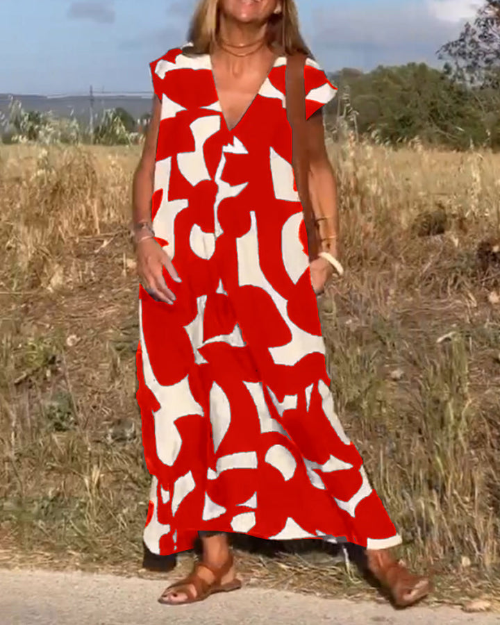 Aria™ – Stylish Printed Dress