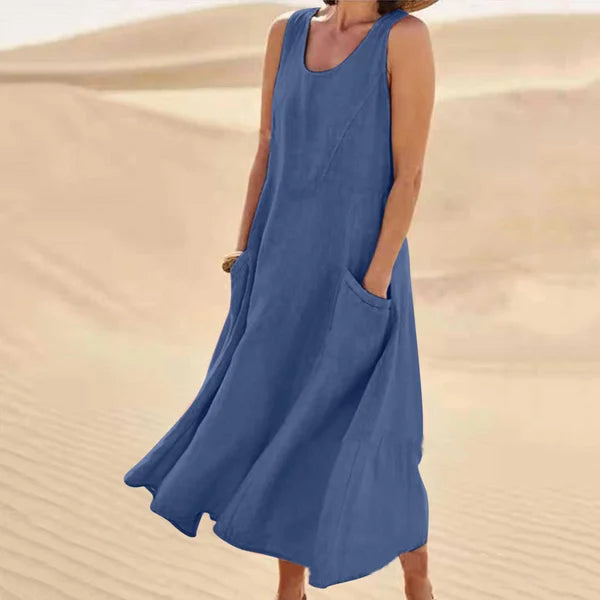 Liesel | Pocketed Sleeveless Dress