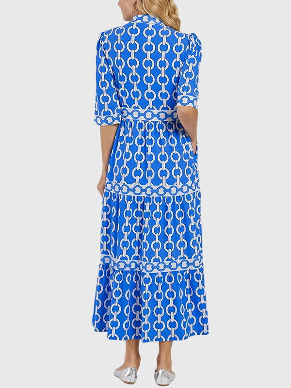 Barbara - Dress with Chain Pattern