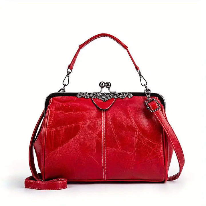 Retro-Inspired Geometric Crossbody Bag by Liv