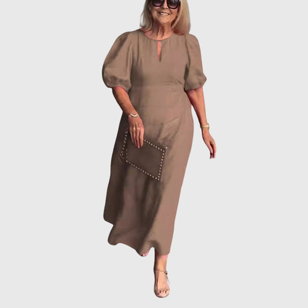 Aime - Chic Midi Dress with Elegant Essence