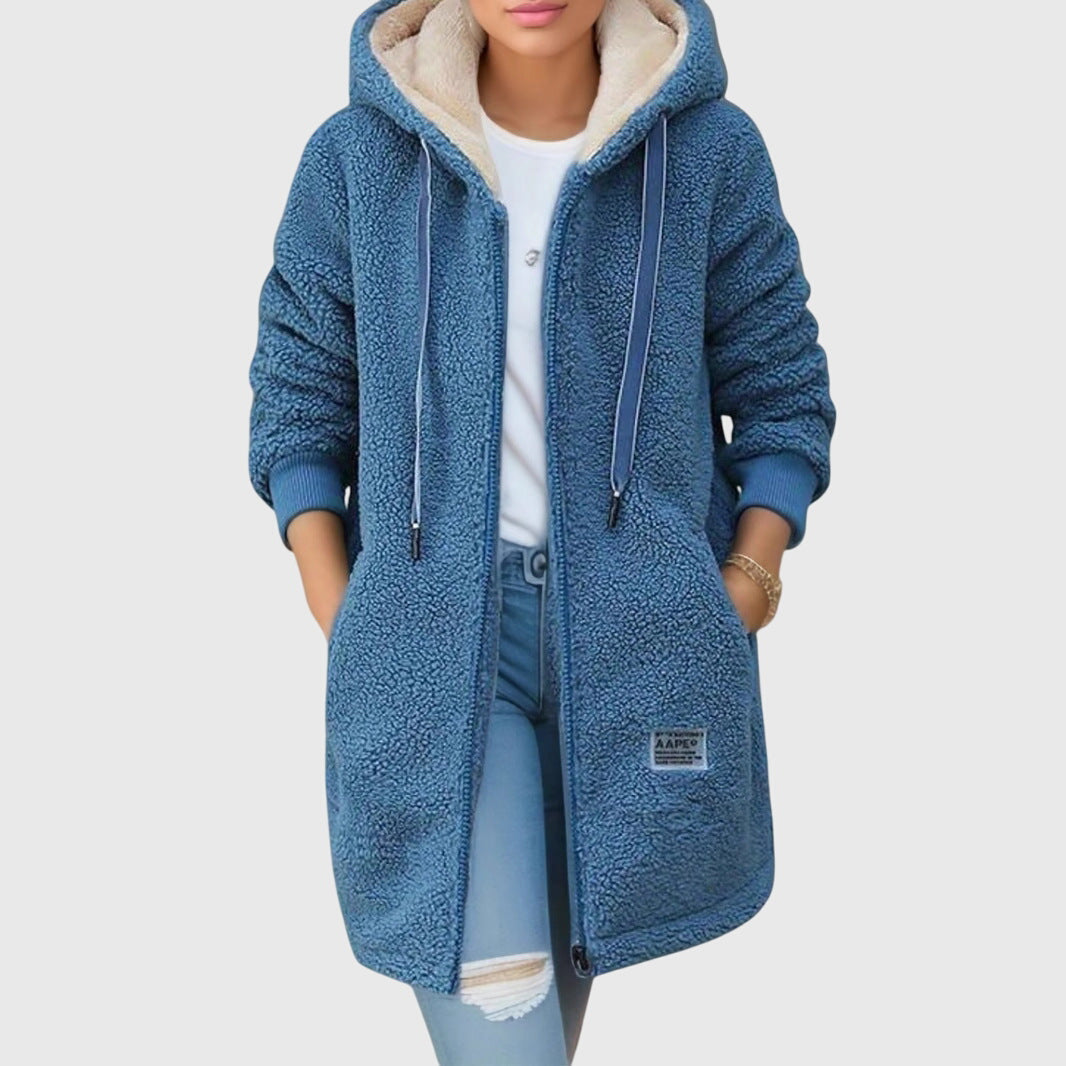 Ada - Cozy Fleece Hooded Jacket