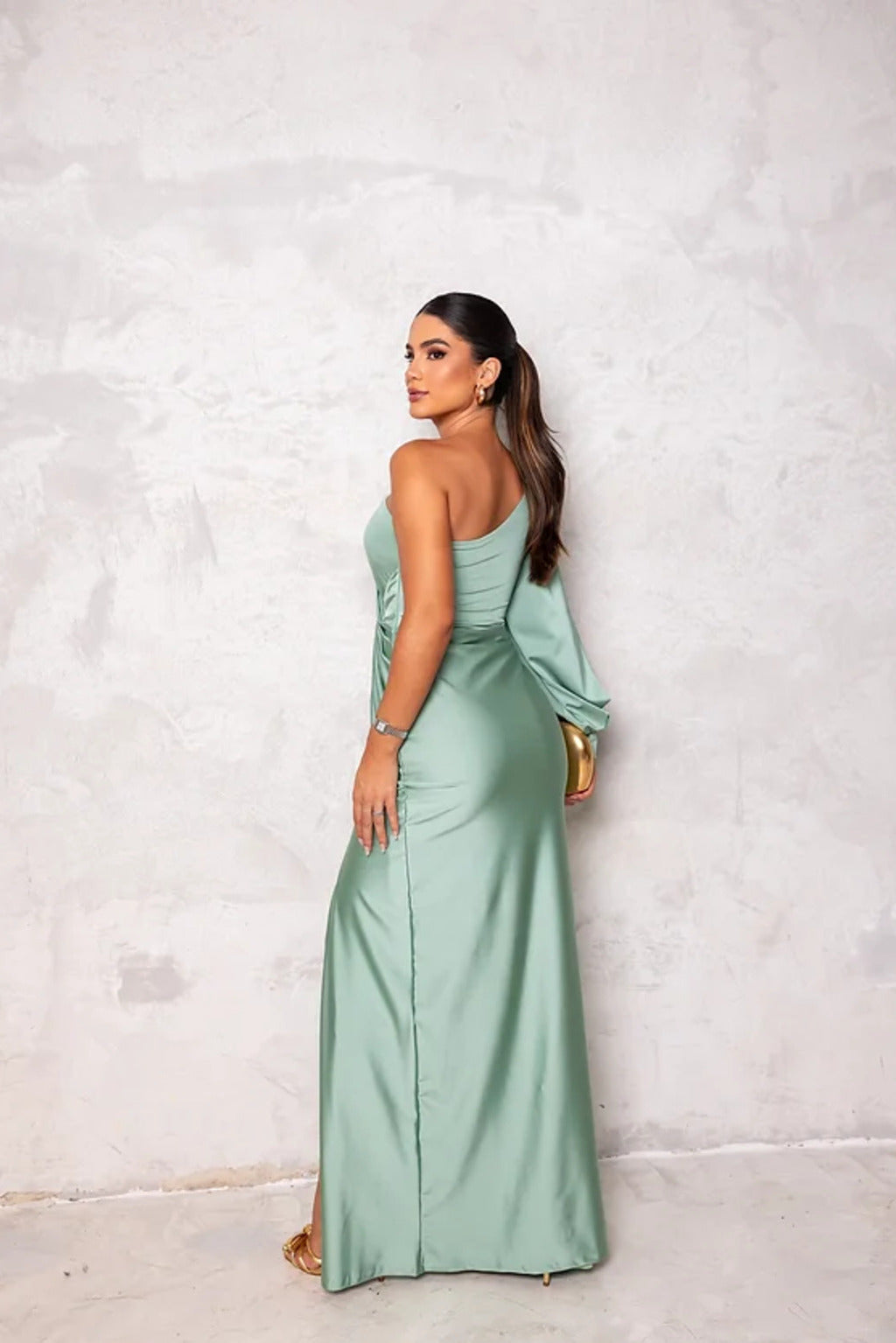 Ada | Elegant Draped Glam Gown