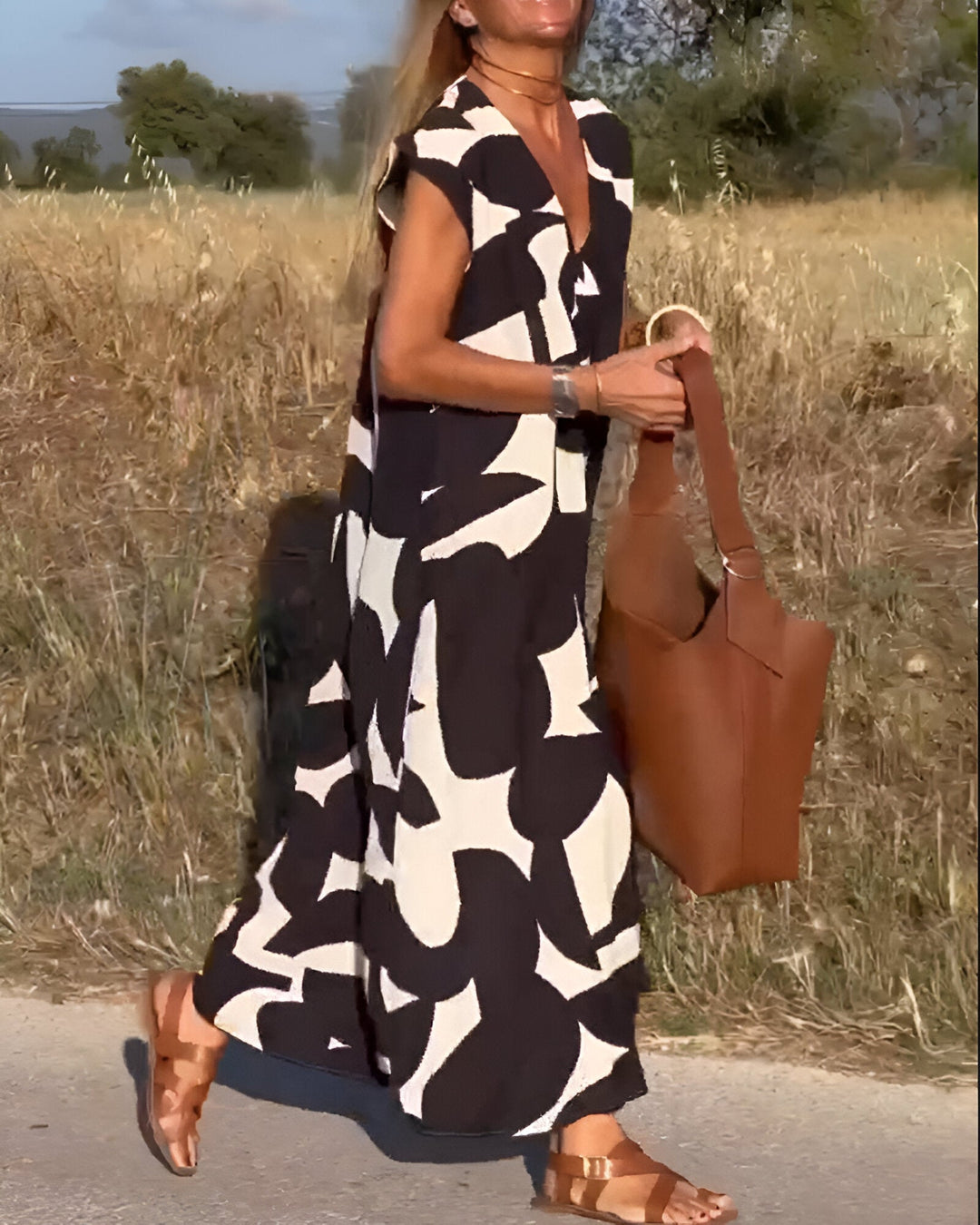 Aria™ – Stylish Printed Dress