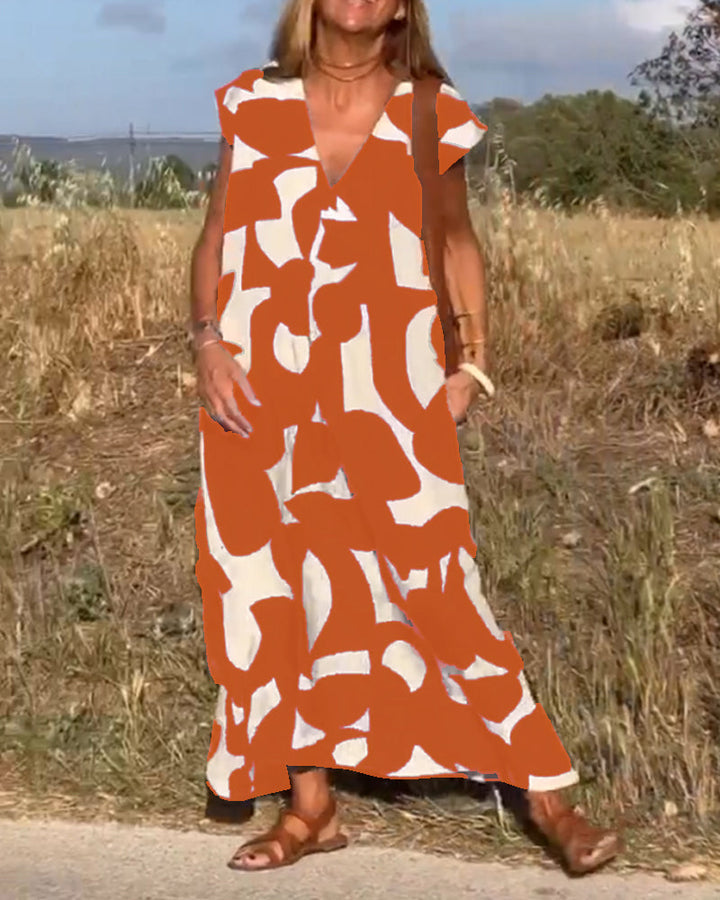 Aria™ – Stylish Printed Dress