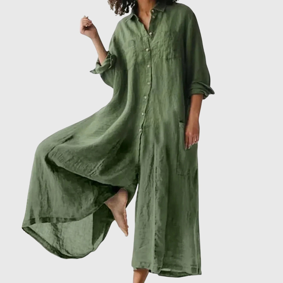 Chanel - Classic Button-Up Jumpsuit