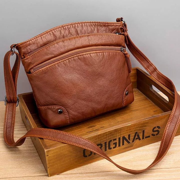 Anna™ - Chic Leather Shoulder Bag