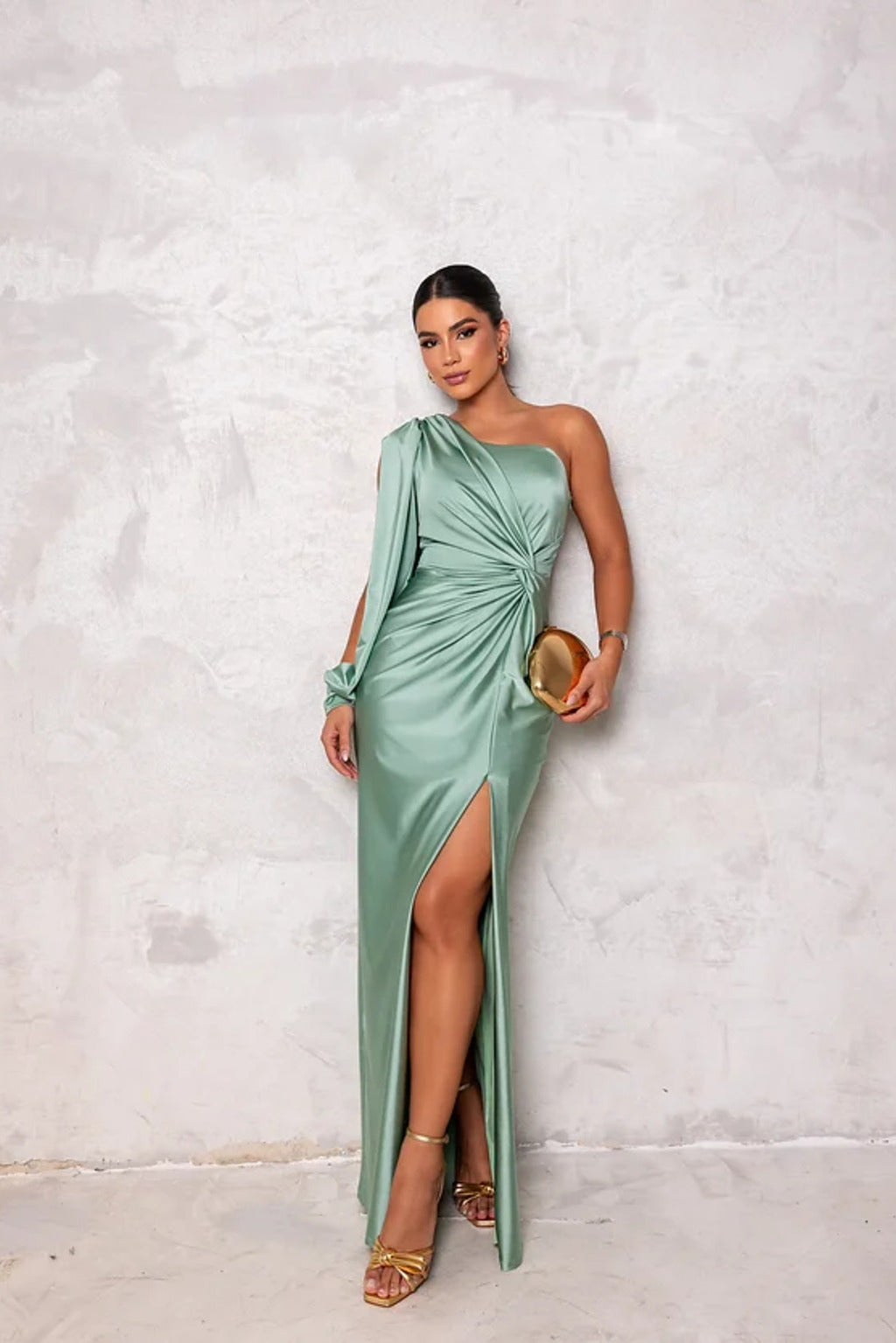 Ada | Elegant Draped Glam Gown
