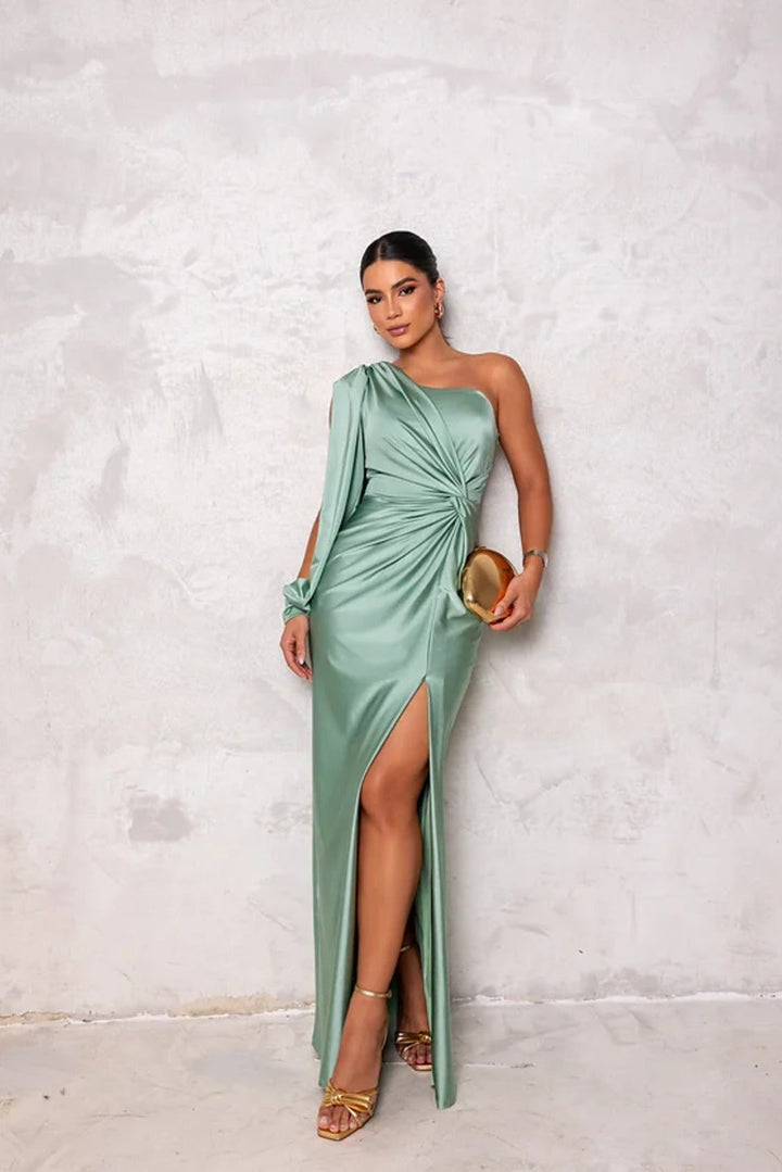 Ada | Elegant Draped Glam Gown