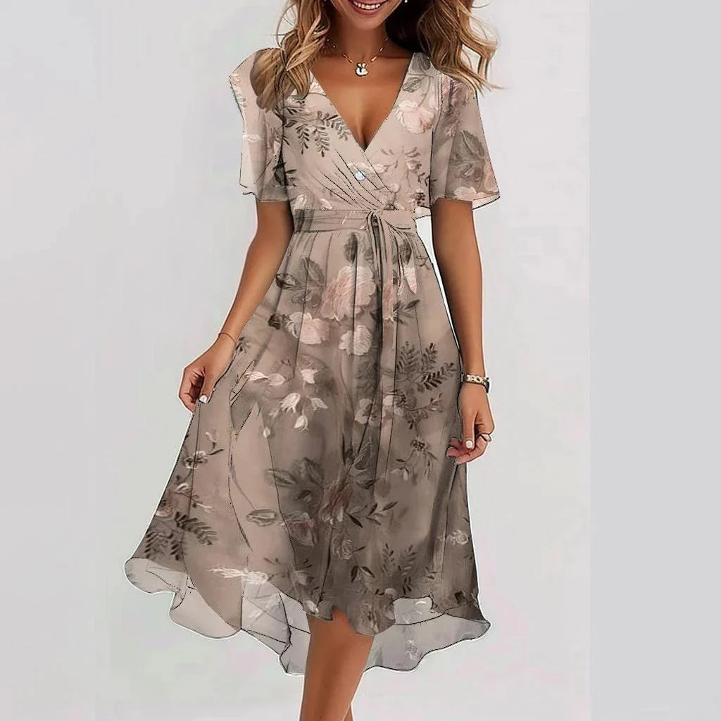 Arlina™ – Gracefully Chic Chiffon Dress