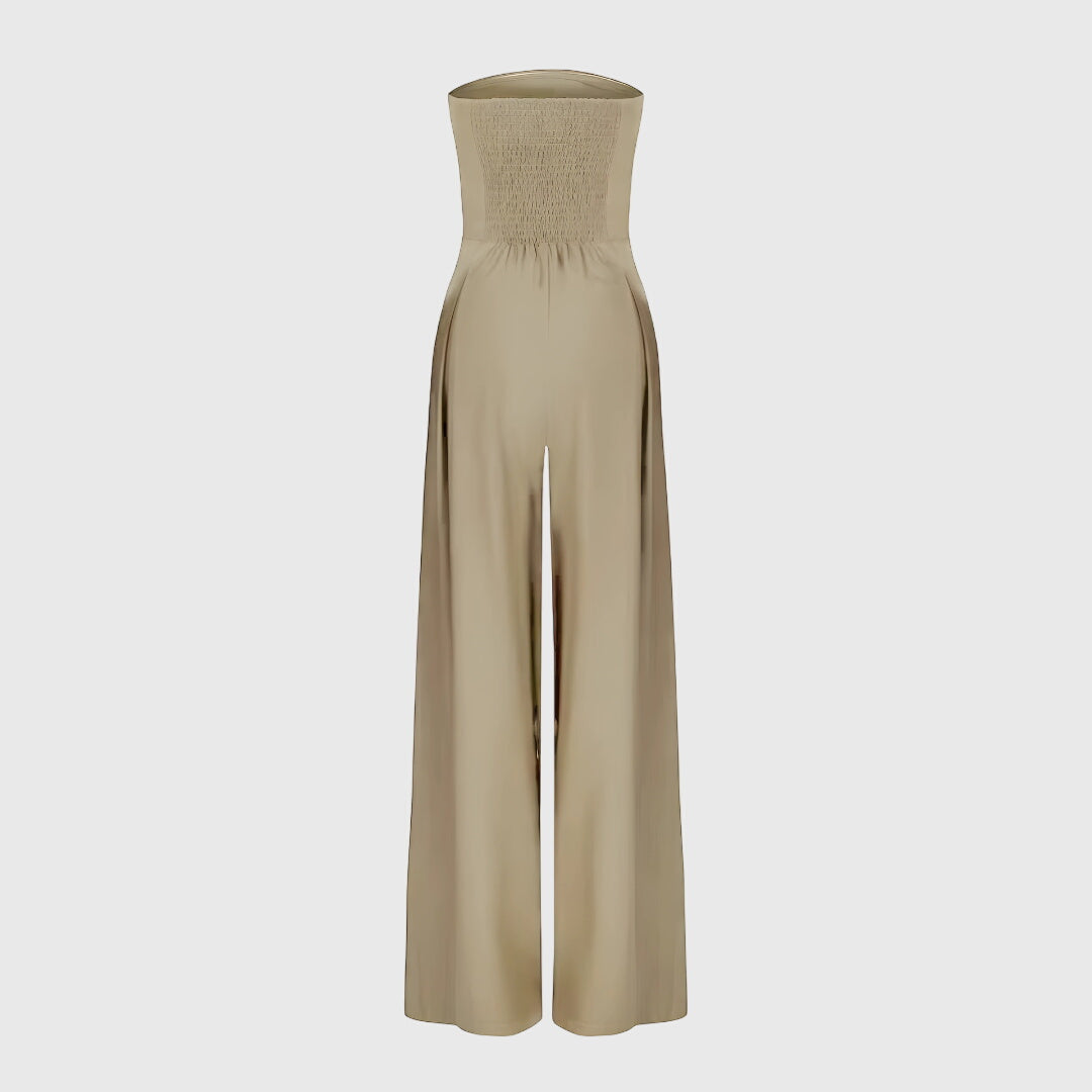 Alyssa - Strapless Wide-Leg Jumpsuit
